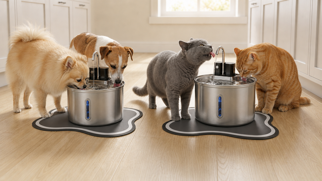 The Pet Fountain Duo