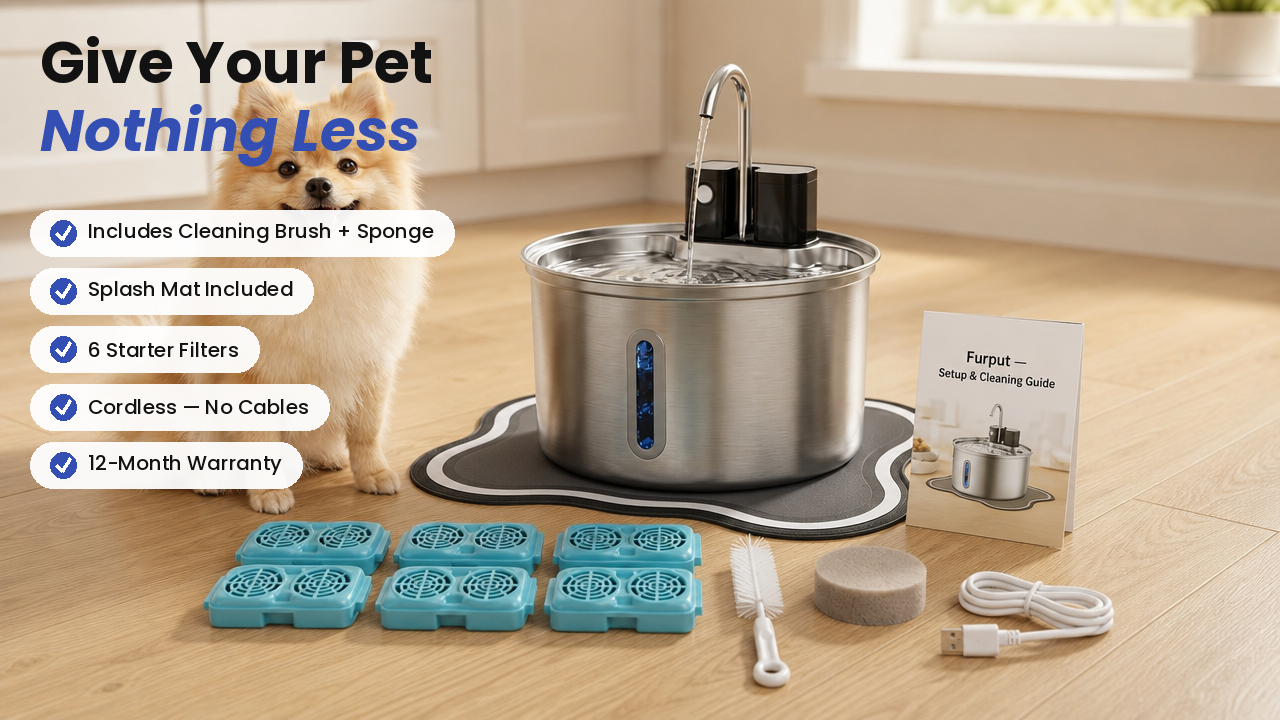 The Pet Fountain Care Set
