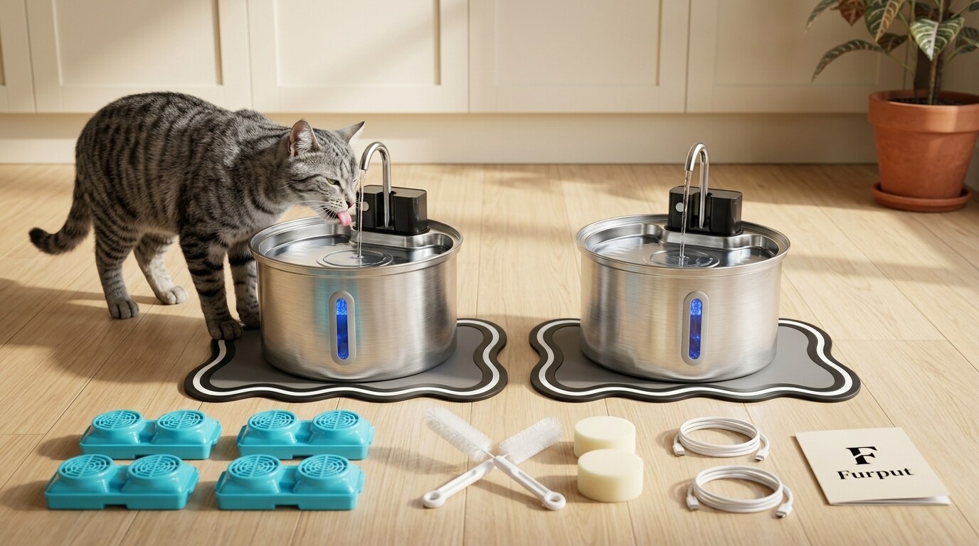 The Pet Fountain Duo – 6 free bonuses